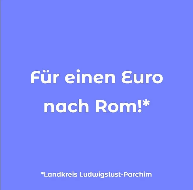 Instagram-Arbeitsprobe für das AzubiTicket MV, Motiv 2, Slide 1